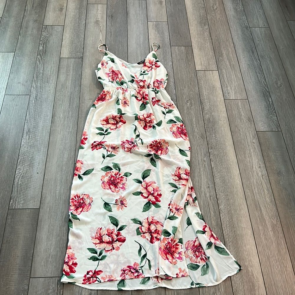 Soho bohemian flower maxi dress size L